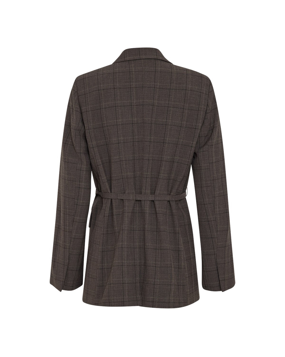MSCHJohnna Blazer CHK Dark Brown Corn