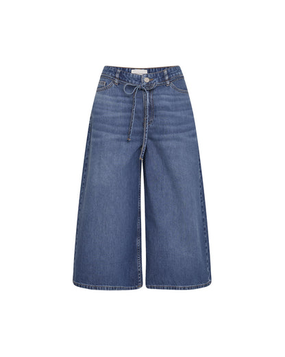 MSCHKine Lis Culotte Jeans Mid Blue Wash