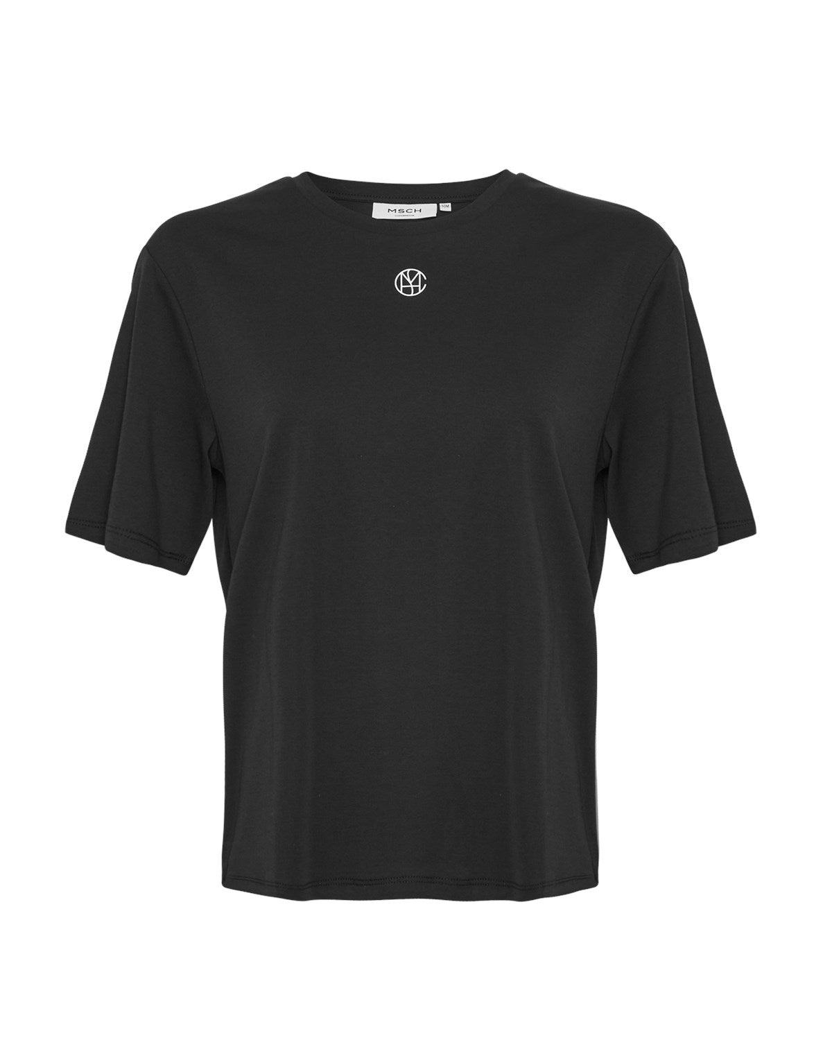 MSCHMelea Icon T-shirt Zwart Egret