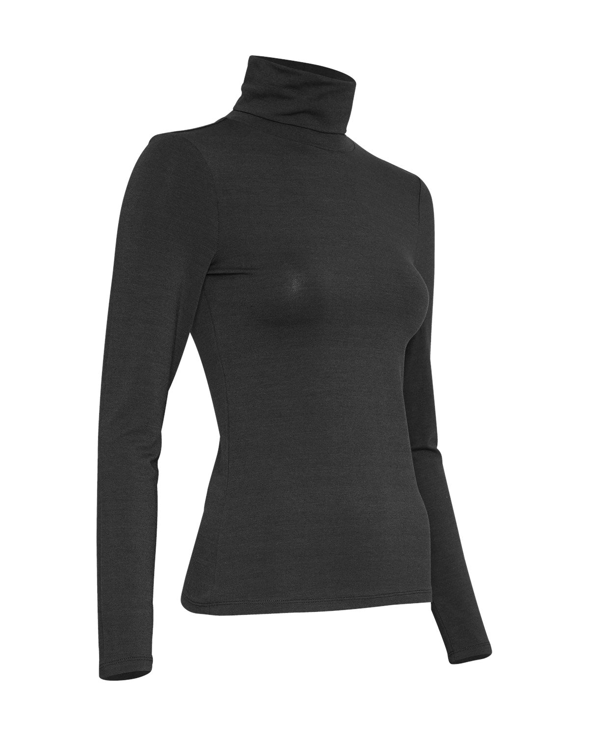 MSCHOlivie R LS Top Zwart