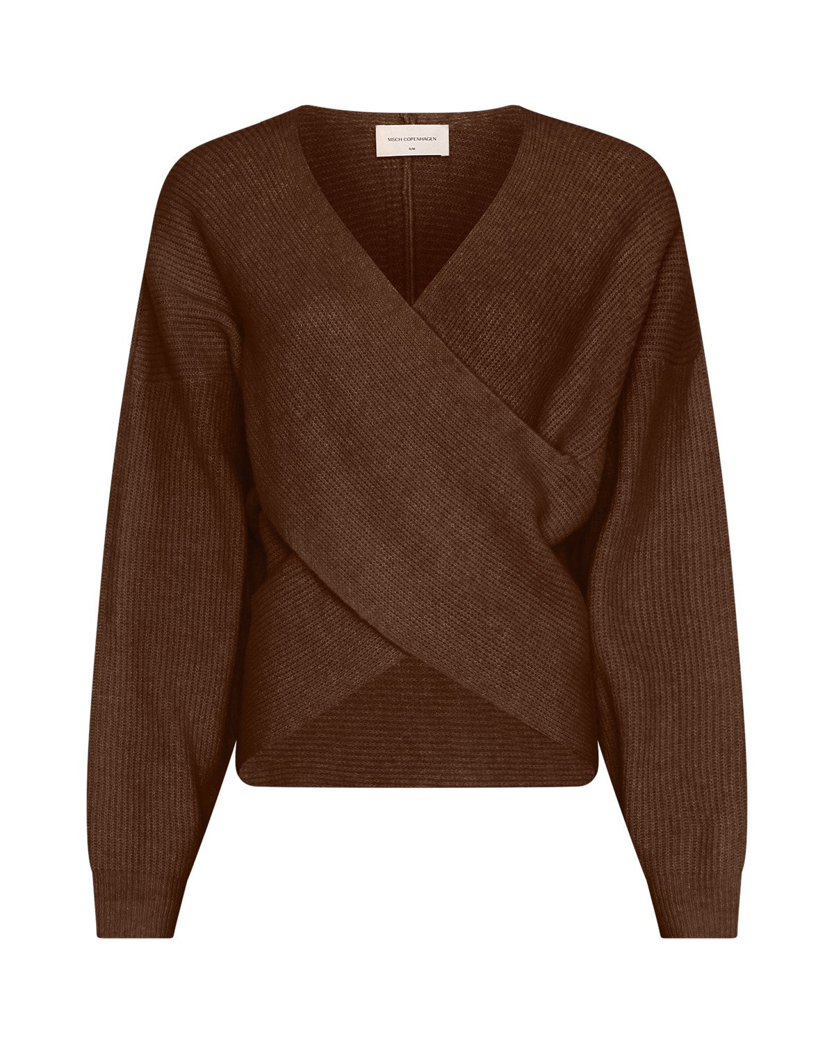 MSCHZinelle Hope Wrap Pullover Slate Black Mel