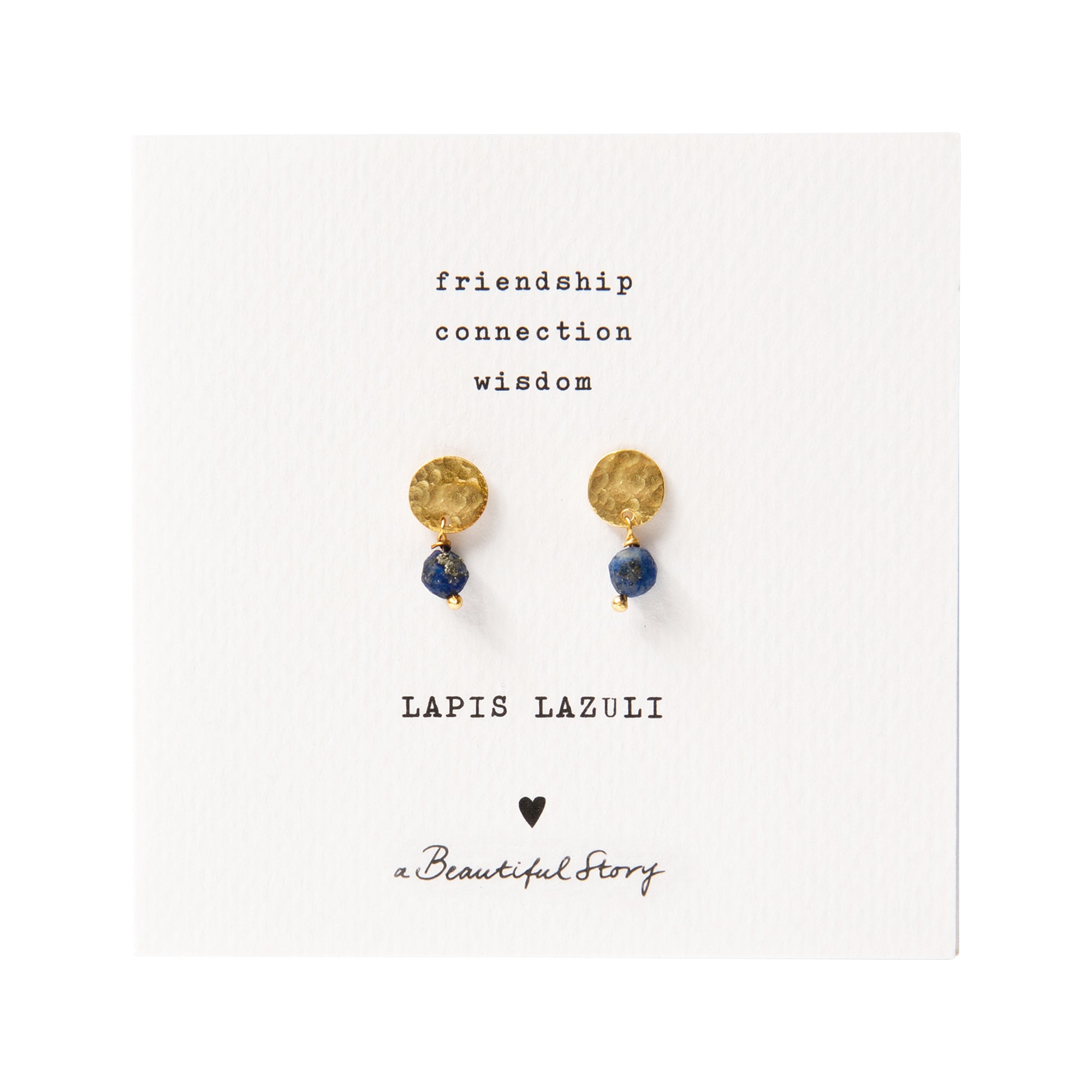 Mini Coin Lapislazuli Gold Ohrringe